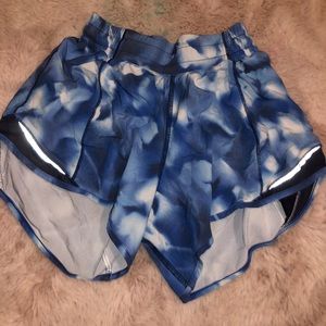 Blue Hotty Hot Lululemon shorts! Size 2!
